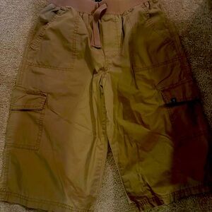 Guess Boys Tan Cargo Shorts L 14-16